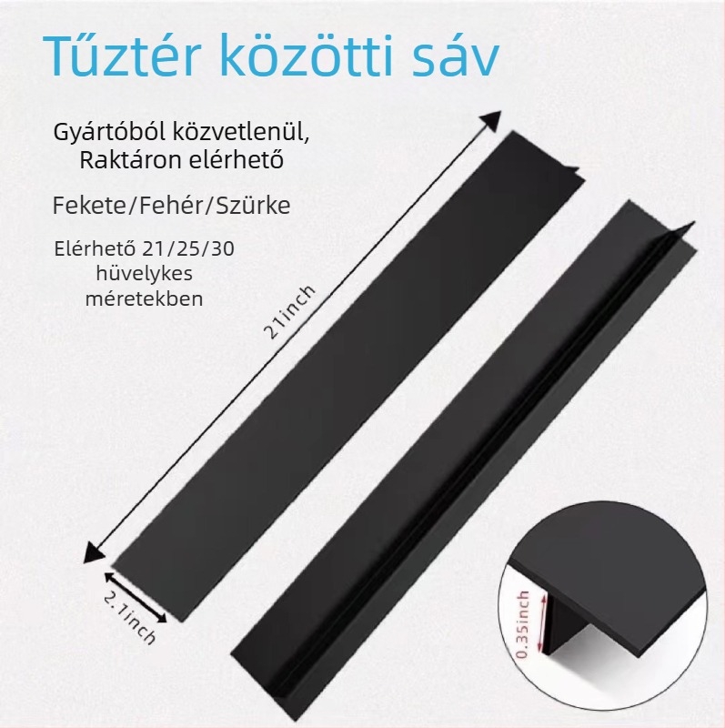 Szilikonból készült tömítőcsík a tűzhely és a munkalap közötti réshez, olajálló és szennyeződésálló, konyhai tömítőcsík