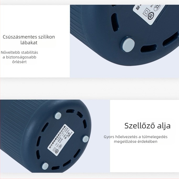 Hordozható, multifunkcionális daráló otthoni használatra, rozsdamentes acél testtel és pohárral, kapacitás 1 L alatt, 2 pengével, sebesség 10000–19999 rpm, feszültség 111–240 V, teljesen automata, retró stílus