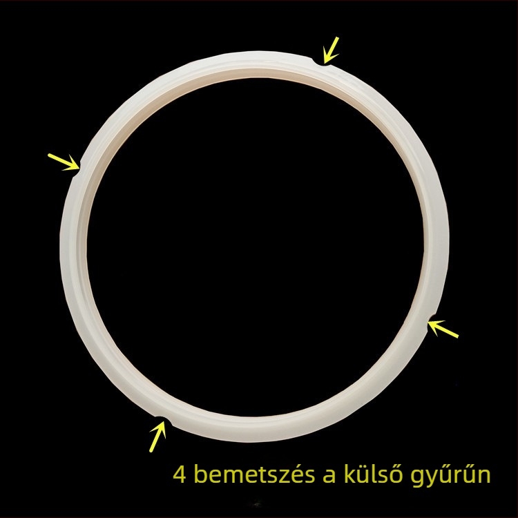 Elektromos nyomás alatti főzőedény tömítőgyűrű kiegészítők — élelmiszer‑minőségű szilikon és bőr gyűrűk, fedél tömítés, karbantartás