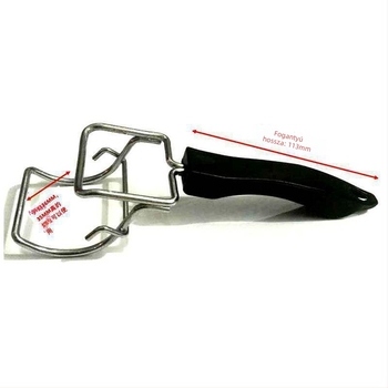 Elektromos sütő kiegészítő — Modell ZT-ZTBQD-02; Funkció: tepsi és sütőrosta rögzítése; Gyártási folyamatok: sztancolás, ponthegesztés, krómozás; Tömeg: 0.058 g