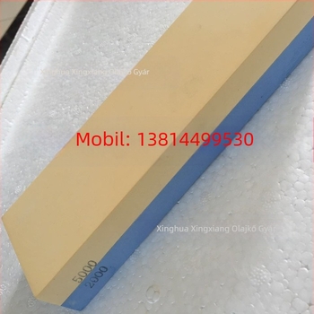 Kétoldalas köszörűkő WA1008, korundum, 3000/8000 szemcse, faipari, konyhai és sushi késekhez