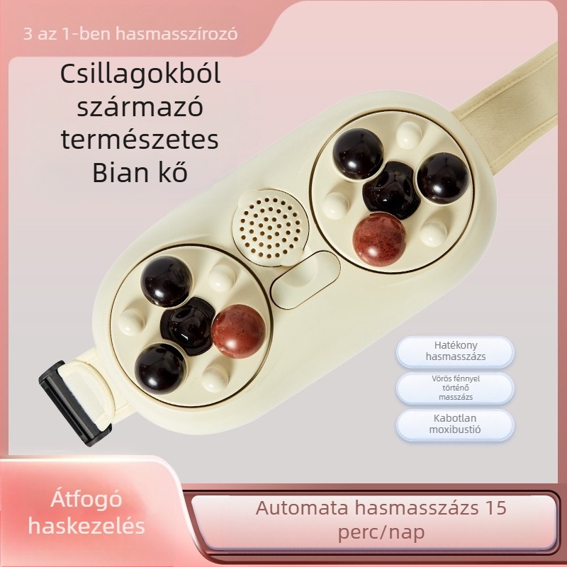 Hasi masszírozó készülék melegítő-kompressziós funkcióval, modell A8, töltéses üzemmód, gombos vezérlés, súly 1,35 kg