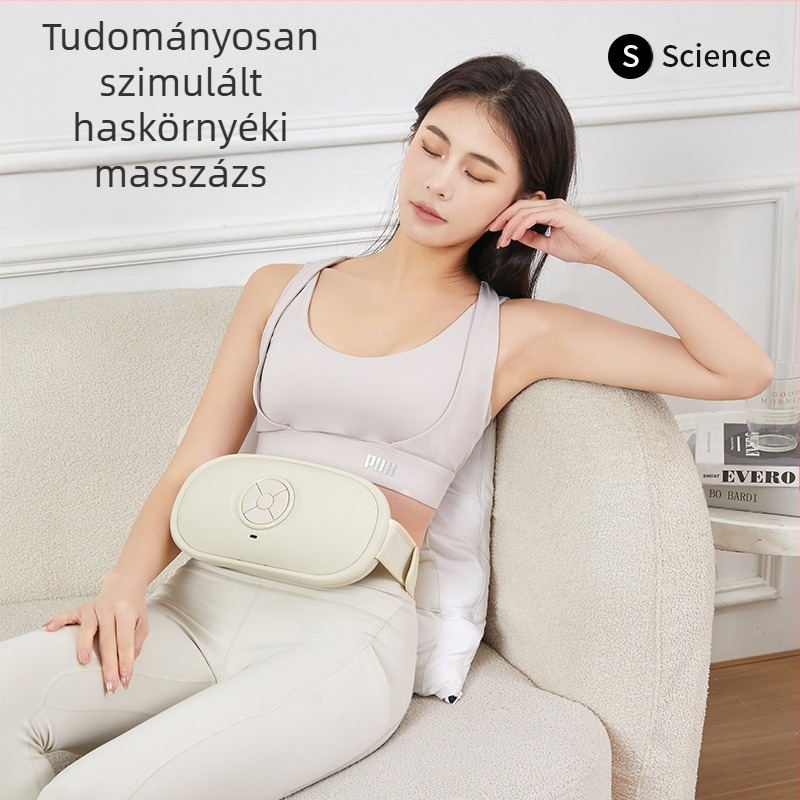 Hasi masszírozó készülék melegítő-kompressziós funkcióval, modell A8, töltéses üzemmód, gombos vezérlés, súly 1,35 kg