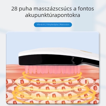 Elektromos fejbőrmasszírozó a hajápoláshoz, 3 fokozat vibráció, modell Y-001, felnőtteknek, 2024.09-ben piacra dobva