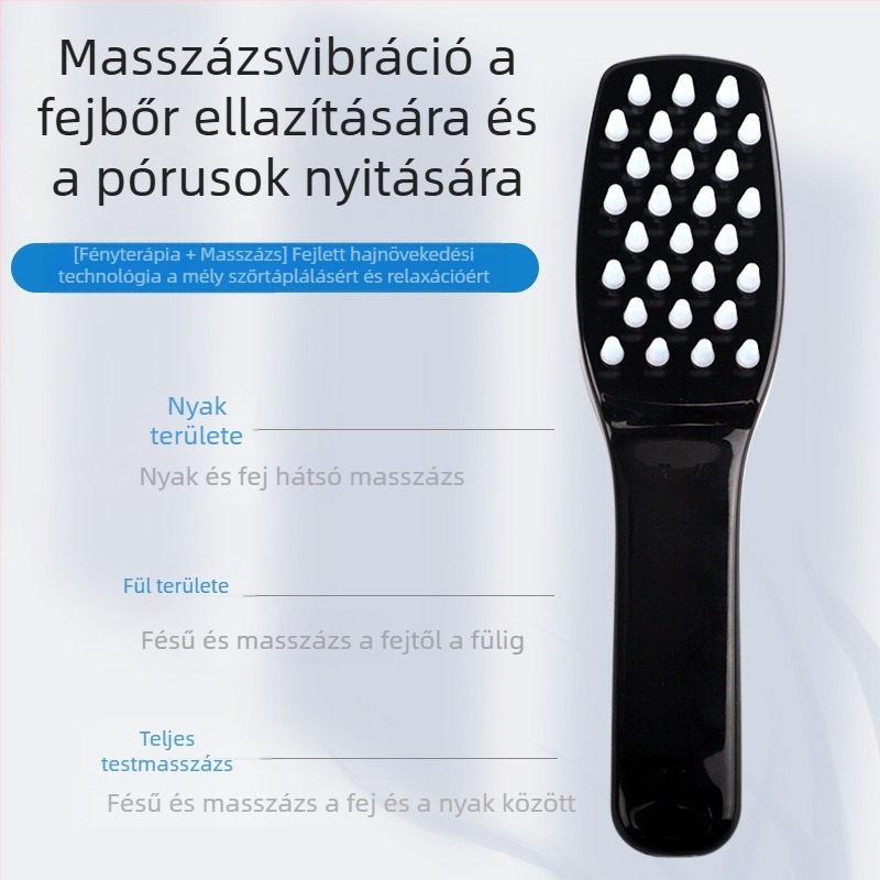 Elektromos fejbőrmasszírozó a hajápoláshoz, 3 fokozat vibráció, modell Y-001, felnőtteknek, 2024.09-ben piacra dobva