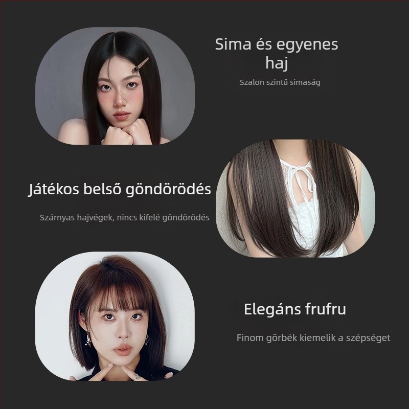 Vezeték nélküli hajvasaló és göndörítő, titan-turmalin bevonattal, 16–20 mm melegítőátmérő, teljesítmény 25 W, 3,7 V, kettős használat