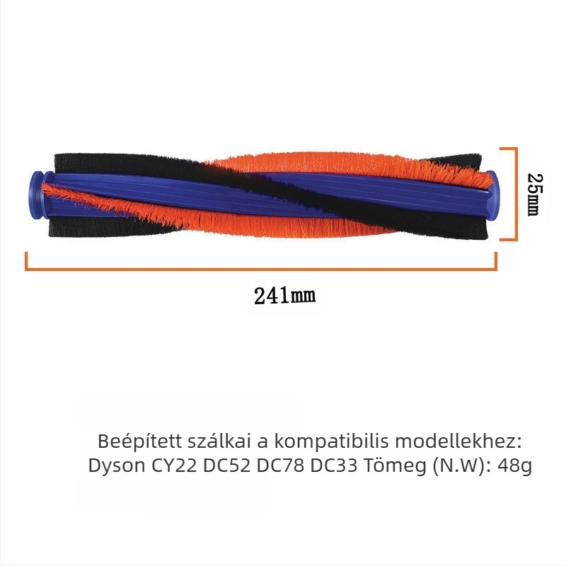 Dyson padlós görgő keféje CY22, DC52, DC78, DC33 és CY18 modellekhez – otthoni használatra, akár 150 m²-ig