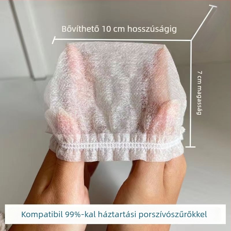 Egyszer használható porszívó szűrőelem nem szőtt anyagból, porvédő, megvastagodott, univerzális kompatibilitás, 3 éves élettartam