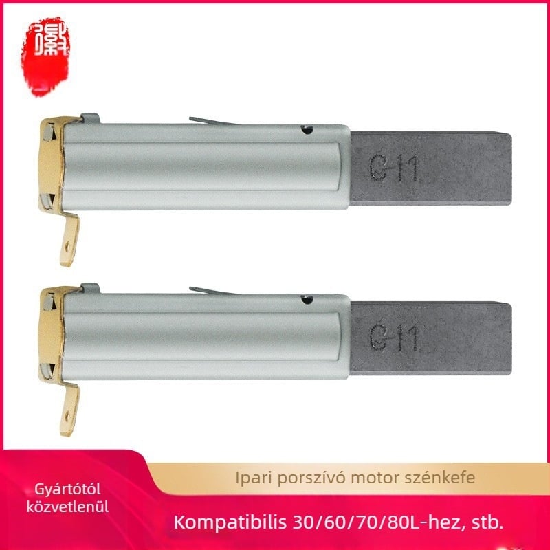 Huixi 00374 szénkefe ipari porszívó motorjához – kiegészítő a tisztításhoz, kereskedelmi használat, alkalmas helyiségekhez 10 m² alatt