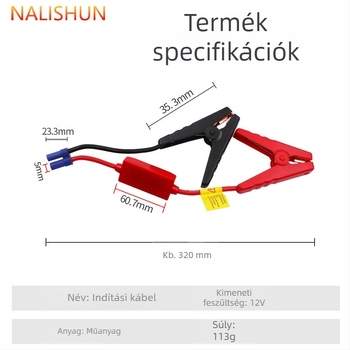 Sürgősségi autóindító csipesz — Műanyag, 113 g, Márka There Shun, Licencelhető magáncímke, Csomagolás nélküli