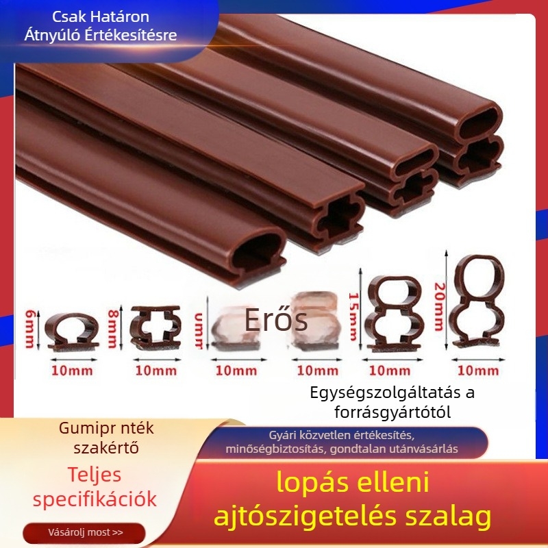 I-alakú ajtó tömítés, Xuan ao márka, ajtókhoz, magas hőmérséklet-ellenállás, kopás- és korrózióállóság, szélállóság és hangszigetelés, OEM logó