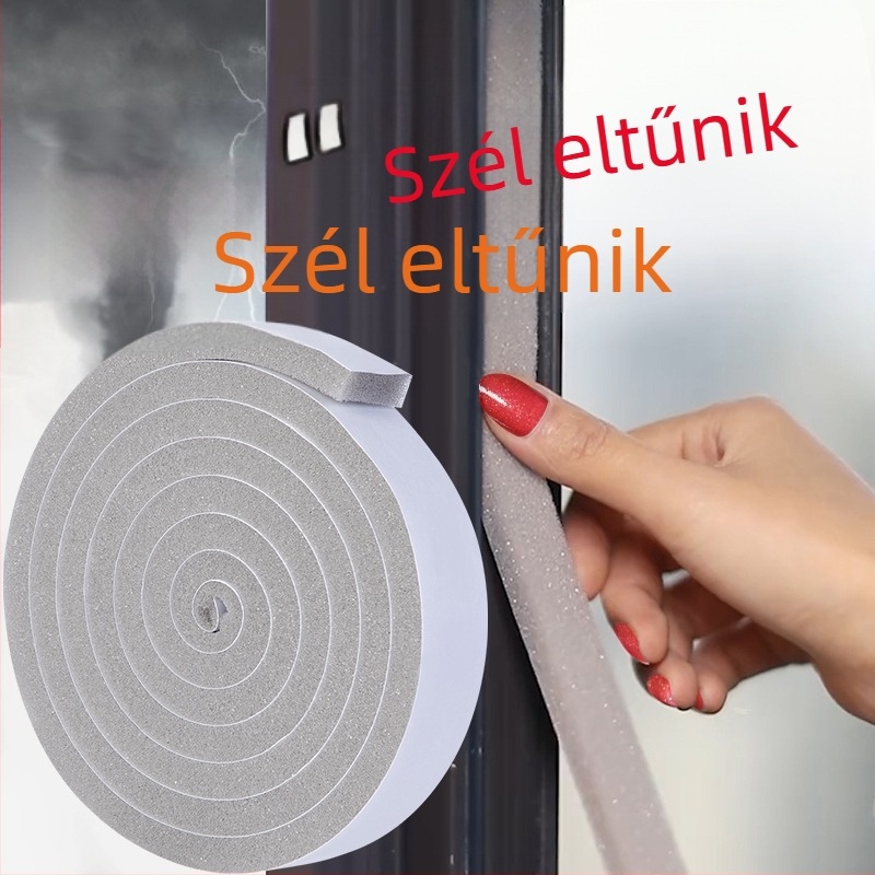 ablak- és ajtószigetelő szalag — Kun deli, modell 8x10, anyag EAV, por elleni tömítés