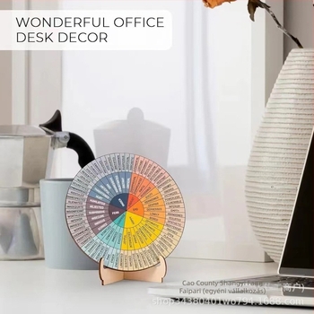 Kétoldalas fa dísz a mentális egészségért, állvánnyal – Boxwood, Shangyifang