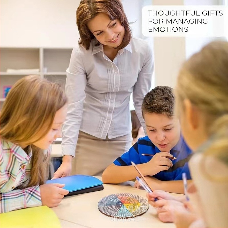 Kétoldalas fa dísz a mentális egészségért, állvánnyal – Boxwood, Shangyifang