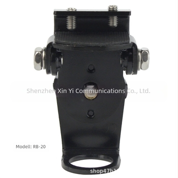 RB-20 rozsdamentes acélből készült mini klipsz élre rögzítő tartó autó CB antenna számára, anti-fall alap, modell RB-20, impedancia 14 Ω, hatótávolság kevesebb mint 1,5 km