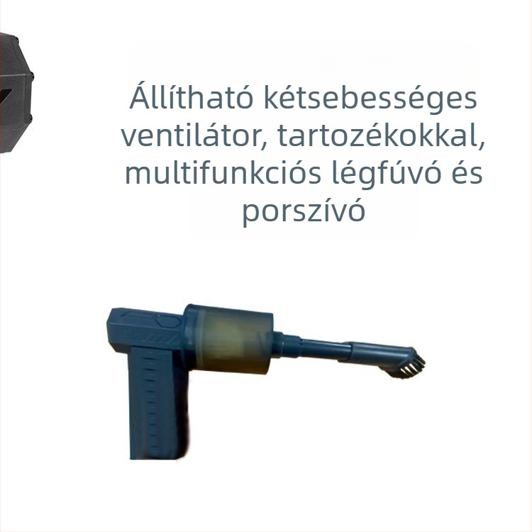 Hordozható autóporszívó 4500 Pa szívóerővel, 150 W, 12 V, háromfokozatú állítható