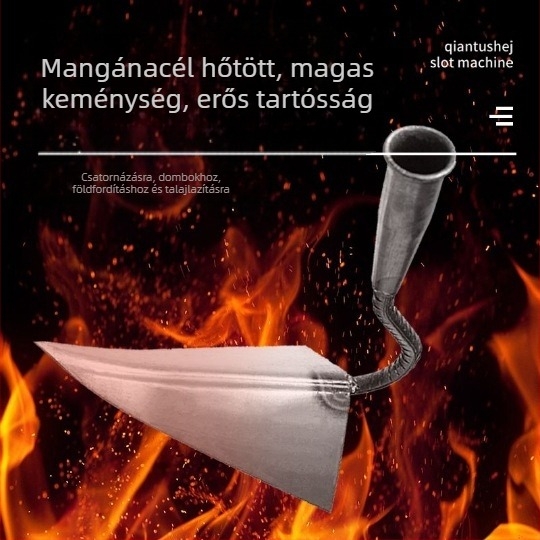 Lapos kapa vasnyéllel és alacsony szénacél testtel