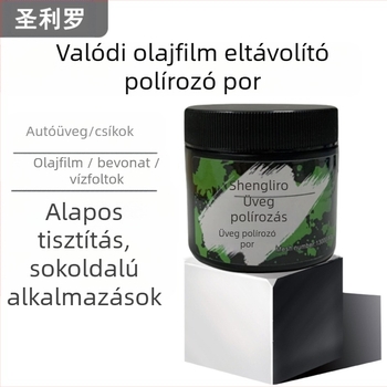 Sanliro autóüveg polírozó por – cerium-oxid alapú olajfilm eltávolító, eltávolítja a vízfoltokat, 3 éves lejárat, minőségstandard Q/GZHY 003-2025