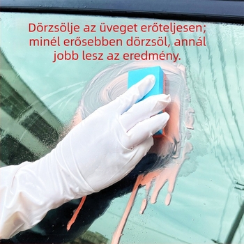 Qinfufu kocsi első szélvédőjéhez való üvegolaj-film eltávolító por – oxidációs alapú formula, testreszabható feldolgozás, 3 éves szavatosság