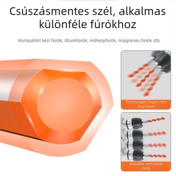 Ötvözetű háromszög alakú fúró csempe- és betonfúráshoz – alkalmas üvegre és cementhez, vezeték nélküli fúróval kompatibil
