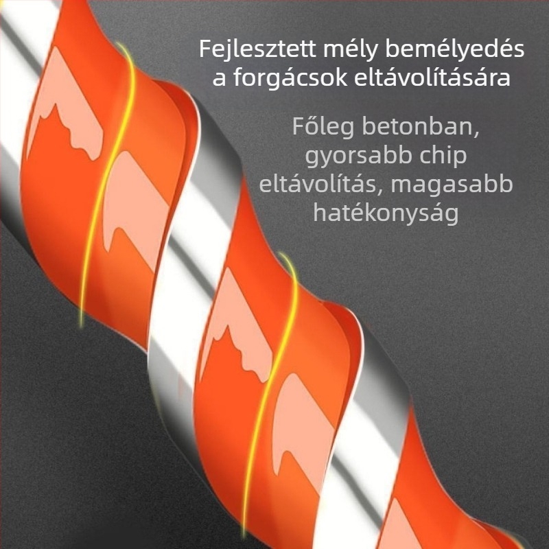 Ötvözetű háromszög alakú fúró csempe- és betonfúráshoz – alkalmas üvegre és cementhez, vezeték nélküli fúróval kompatibil