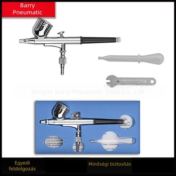 Bachri Spray Pen Set – gravitációs töltésű permetezőpisztoly, tartály 7 cm³, 0,3 mm fúvóka, nyomás 50 PSI