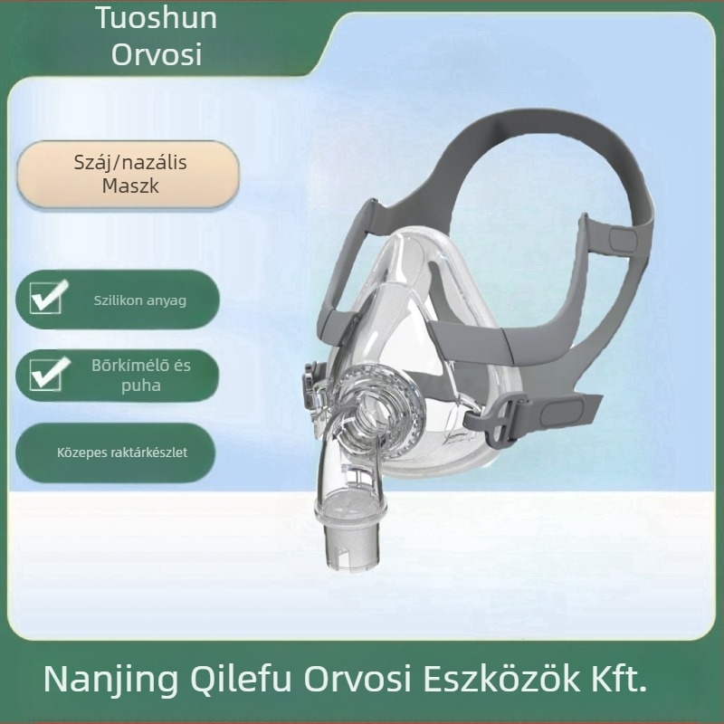 Légzésmaszk, szilikon anyag, újrahasználható, Tuoshun Medical, Kína eredet