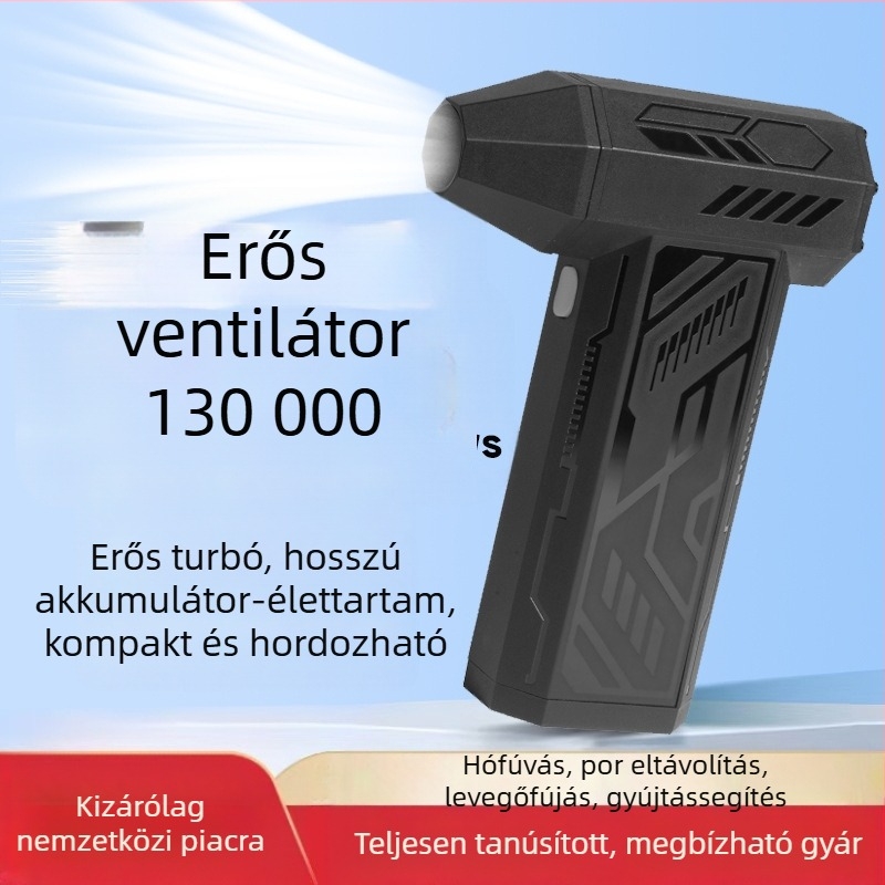 Kemeel WT-009 Asztali porfúvó és hajszárító, újratölthető Li‑ion akkumulátor, 12V, vákuum nélkül