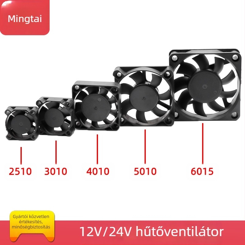 Mingtai 3D hűtőventilátor turbo 12V/24V