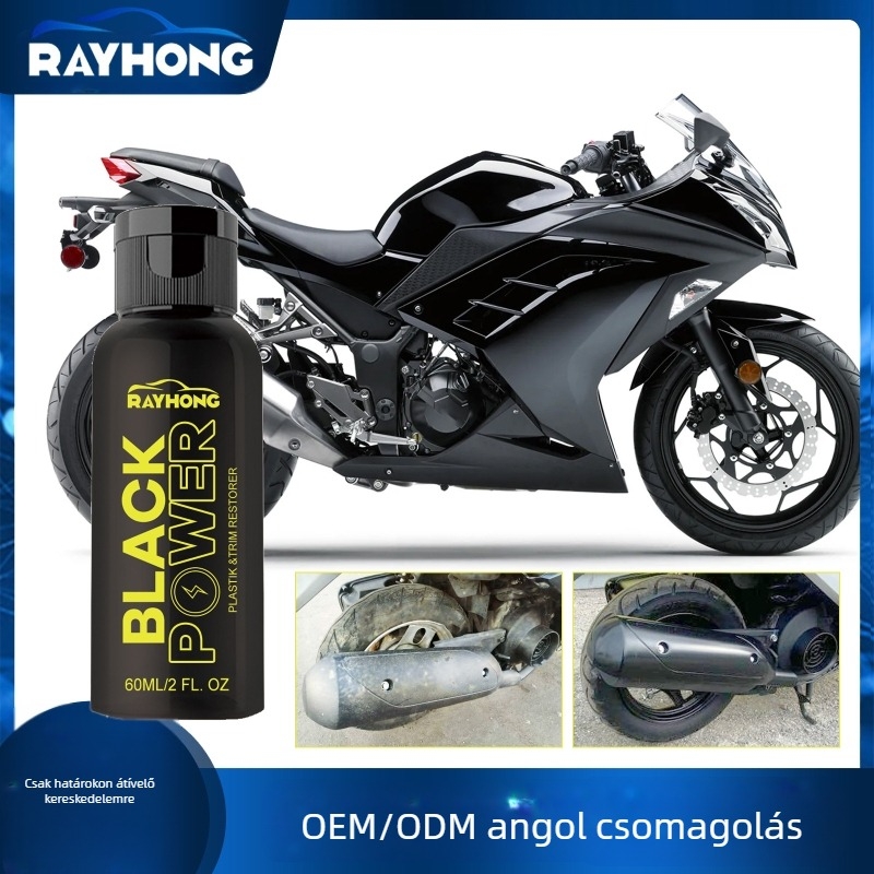 Rayhong autó- és motorkerékpár-plasztik felújító szer – felületkezelés és karosszéria- és műszerfal plasztikáinak gondozása