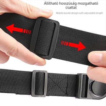 Mellény-stílusú kerekesszék deréköve esésvédővel, Oxford anyag, műanyag csat, nejlon szalag, felnőtteknek