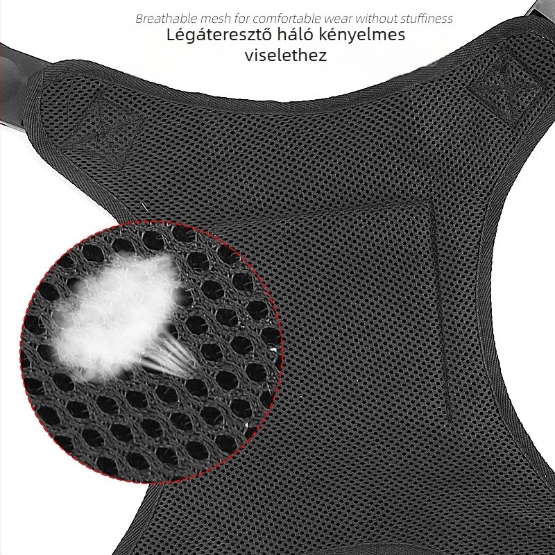 Mellény-stílusú kerekesszék deréköve esésvédővel, Oxford anyag, műanyag csat, nejlon szalag, felnőtteknek