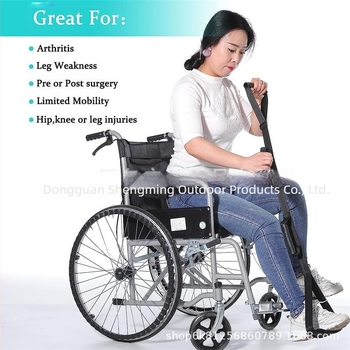 Lábsérüléshez használható segédöv – ülésből állás támogatás kézi húzással, nylon, testreszabható