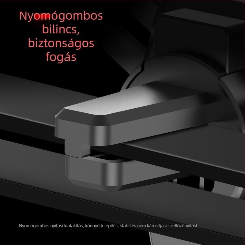 C5 autós telefon-tartó – műanyag, univerzális telefonokhoz, használatra az autóban