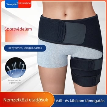 Mastette Integrált derék- és lábvédő öv fitneszhez és súlyemeléshez — gumiból készült védőfelszerelés minden sporthoz