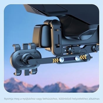 Peng Yun autós telefon-tartó belső visszapillantóhoz és navigációhoz – műanyag, testreszabható, magáncímke