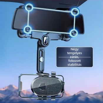 Peng Yun autós telefon-tartó belső visszapillantóhoz és navigációhoz – műanyag, testreszabható, magáncímke