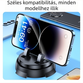 Autó műszerfalára szánt telefontartó Northern flash – erős szívóhatás, ragasztóval rögzítés, univerzális kompatibilitás, testreszabható