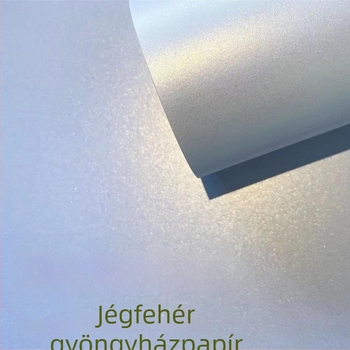 Gyöngyház karton tintasugaras nyomtatáshoz, 250 g, 80 μm vastagság, fényesség 80, simaság 50, osztály A