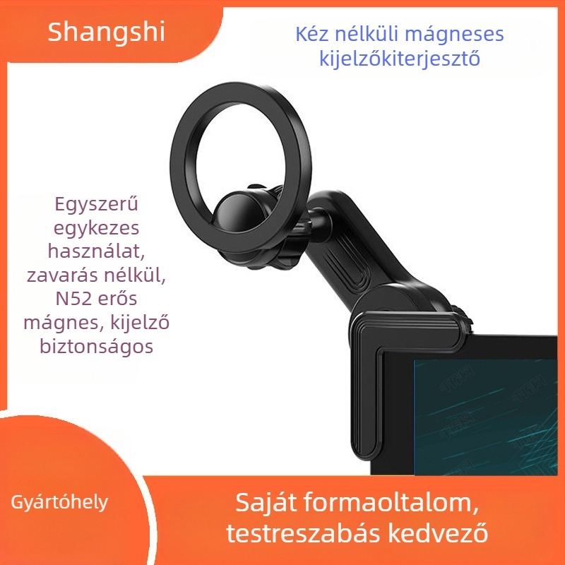 MagSafe mágnes autós telefontartó – univerzális, illeszkedik a légkivezetőhöz, testreszabható