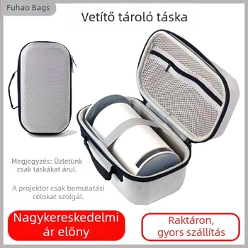 Eva projektor tároló táska, nagy kapacitású, hordozható keményhéj