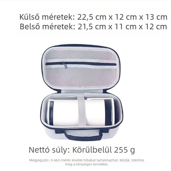 Eva projektor tároló táska, nagy kapacitású, hordozható keményhéj