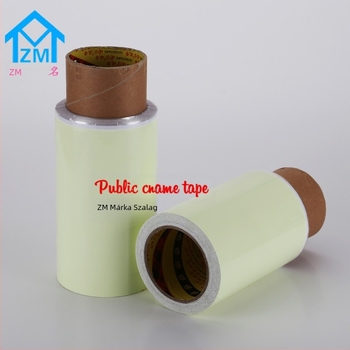 PET fényvisszaverő figyelmeztető szalag – nagy fényerő, 0,17 mm vastagság, PET alap, Glow Strip sorozat ki- és színpadi használatra