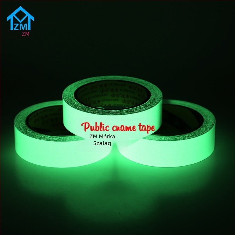 PET fényvisszaverő figyelmeztető szalag – nagy fényerő, 0,17 mm vastagság, PET alap, Glow Strip sorozat ki- és színpadi használatra