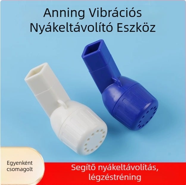 Légzés tréner - B-típusú köpet eltávolító segéd, könnyű, újrahasználható, magas hőmérsékletnek ellenálló, makromolekuláris anyag