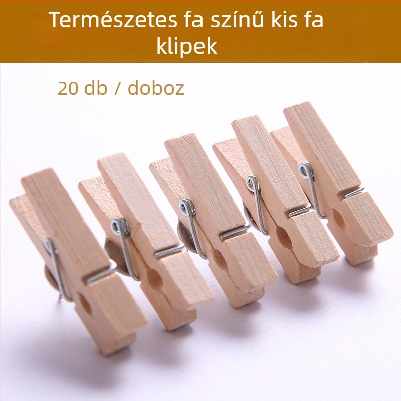 MOYL Y596 – Fa tűzőkapcsok – I-alakú szögek, fém + fa, hordócsomagolás