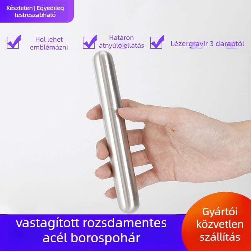 Changgu rozsdamentes acél cigarecső doboz, retro stílus, egységcsomagolású füstkészlet, prémium minőség