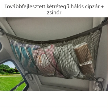 Fejlesztett autótető tároló táska húzózsinórral — ruhák és nassolnivalók számára multifunkcionális tároló