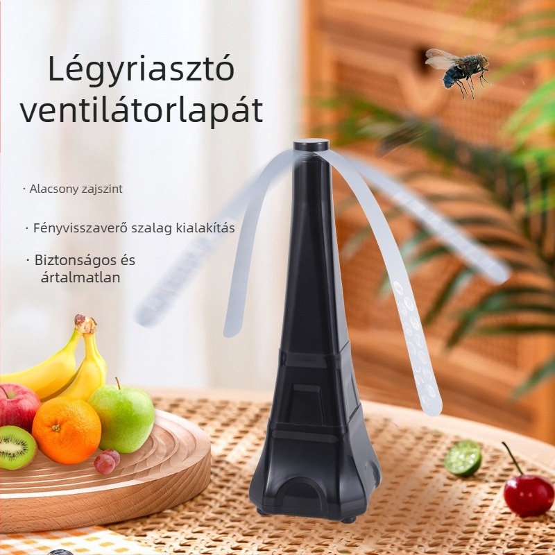 Multifunkcionális szúnyog- és légyriasztó ventilátor kültéri használatra