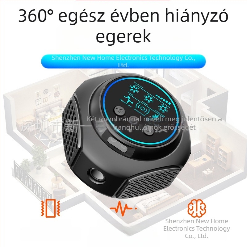 Ultrahangos kártevőriasztó, modell 219, 220V, 20-65 kHz, 6-8W, ABS ház